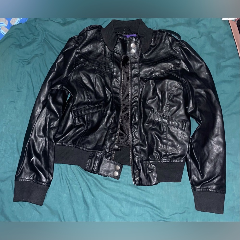 Leather Jacket Size XL